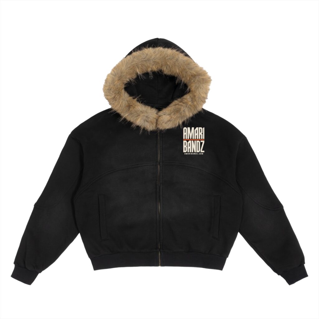 CROWNLESS Fur Hoodie